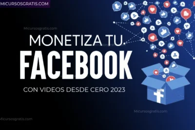 Monetiza Facebook con videos desde cero 2023