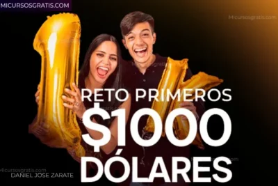 Rero tus primeros 1000 doalares de daniel zarate